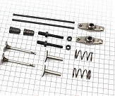 Клапан впускний, випускний к-кт 2шт 168F + пружина-2шт + коромисло-2шт + штанга-2шт + штовхач-2шт
