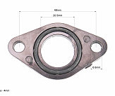 Прокладка патрубка карбюратора (пластмас) + манжет к-кт