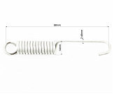 Пружина підніжки бічна (?L102мм, D14мм, 14 витків)