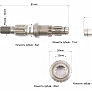 Вал редуктора нижнього + шестерня 2шт 9T, к-кт 3шт