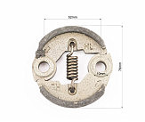 Зчеплення (коротка пружина) D-76mm, метал