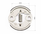 Зчеплення (коротка пружина) D-76mm, метал +болти+шайби к-кт