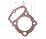Прокладка головки цилиндра CB-125cc 56,5/58,5мм