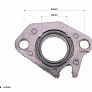 Прокладка патрубка карбюратора Honda DIO AF34/35 (пластмасс) d-18mm + манжет