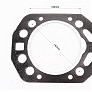 Прокладка головки цилиндра R195NM-95mm, к-кт 2шт (вн. кольцо с выступом)