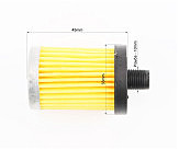 Фильтр топливный - элемент 45mm ZUBR R170/R195NM