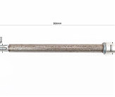 Редукторная косилка - Вал верхний приводной L-300mm