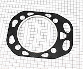 Прокладка головки цилиндра ZH1105-105mm (красная нить)