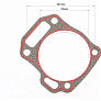 Прокладка головки цилиндра 170F-70mm, (паронит, красная нить, на блистере)