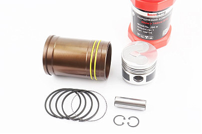 Поршневая R180NM к-кт, поршень 80mm STD (форкамера "Подкова") +гильза +манжеты, тефлоновое покрытие
