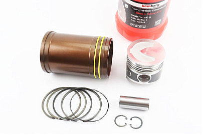 Поршневая R190N к-кт, поршень 90mm STD (форкамера "Подкова") +гильза +манжеты, тефлоновое покрытие