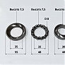 Подшипники вилки нижний V3/V5 к-кт