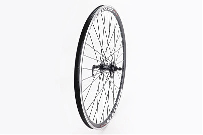 Колесо 29" переднее Disk-brake, обод "капля" и втулка 14Gx36H алюминиевые NECO MS37F, крепл. эксцентрик, "GRAVITY"