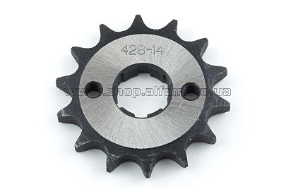 Звезда трансмиссии (передняя)   Zongshen ZS125J   428-14T   X-SPROCKET