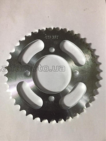 Звезда трансмиссии (задняя)   Zongshen, Lifan 125/150   428-38T   X-SPROCKET