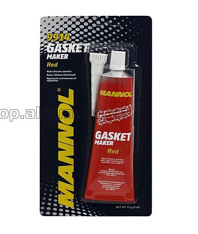 Герметик   85г   (красный) (вулканизирующийся)    (9914 Gasket Maker Red)   MANNOL