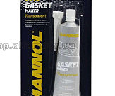 Герметик   85г   (силиконовый, вулканизирующийся)   (9916 Gasket Maker Transparent)   MANNOL