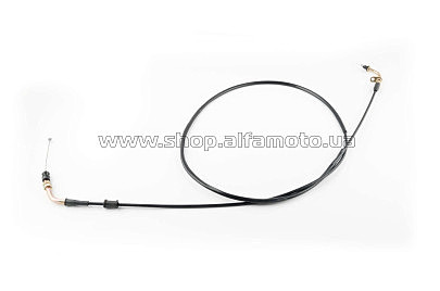 Трос газа 4T GY6 50 (гайка-пластинка) KOMATCU