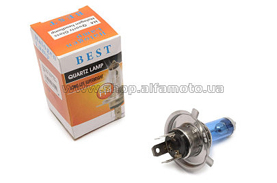 Лампа H4 (авто) 12V 35W/35W (супер белый) BEST (mod:A)
