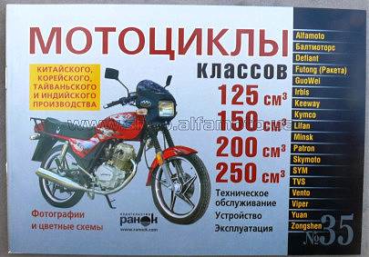 Инструкция   мотоциклы  китайские 125/150/200/250   (№35)   (88стр) VDK