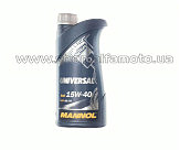 Масло   4T, 1л   (SAE 15W-40, минеральное, Universal API SG/CD)   MANNOL