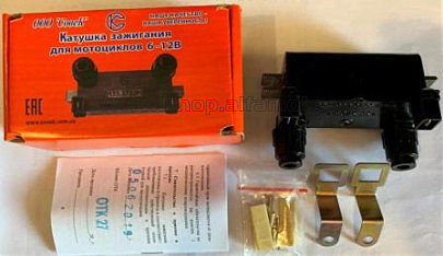 Катушка зажигания   ЯВА   6V-12V   (3705М, 1146) (БСЗ, МСЗ)   СОВЕК   (#VDK)