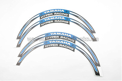 Наклейка   на колесо 17/18   YMH   (синяя)   (#6058)