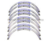 Наклейка   на колесо 17/18   KAWASAKI   (фиолетовая)   (#6058A)
