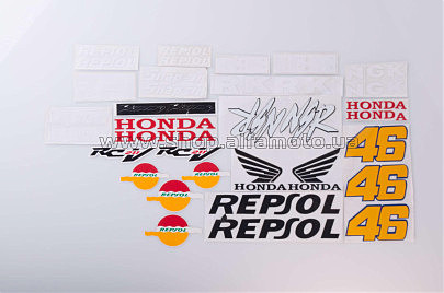 Наклейки (набор)   Honda REPSOL   (#40)