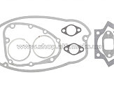 Прокладки двигателя (набор)   ИЖ ПЛАНЕТА (паронит+медь)   JING   (mod.A) (Уценка2)