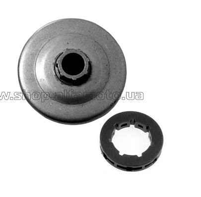 Тарелка сцепления б/п (под съемную звезду) для Husqvarna 257, 254, 262 (+звезда) OREGON KZ