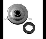 Тарелка сцепления б/п (под съемную звезду) для Husqvarna 257, 254, 262 (+звезда) OREGON KZ