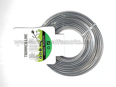 Леска мотокосы ?3,0mm, 15 метров (квадрат со стержнем) SVET