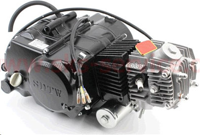 Двигатель Питбайк 110 (автомат) (стартер под нижнее крепление) JPX