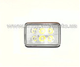 Фара   (в сборе) 4T CB125, CG125   (квадратная, LED, 6 дидов, 18W)   MIS