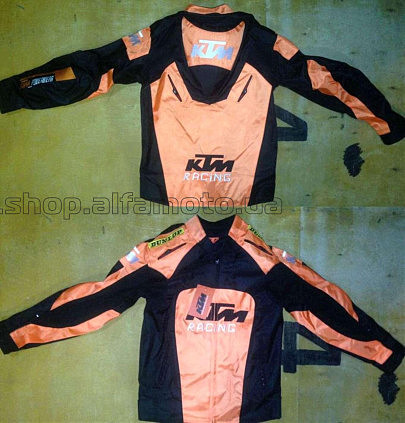 Мотокуртка   KTM   (текстиль) ( size:M, черно-оранжевая)