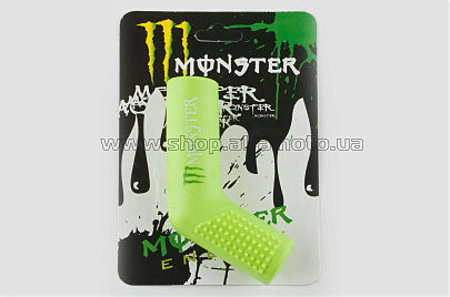 Резинка заводной ножки   MONSTER ENERGY   (универсальная, зеленая)   XJB