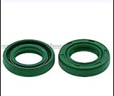 Сальники коленвала (пара) б/п для St M 180 (зеленые) EVO-3