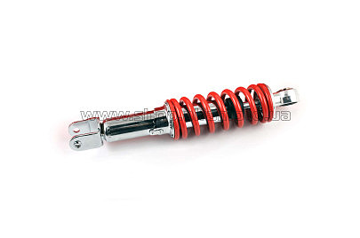 Амортизатор   GY6, DIO, TACT   275mm, регулируемый   (красный)   PLO