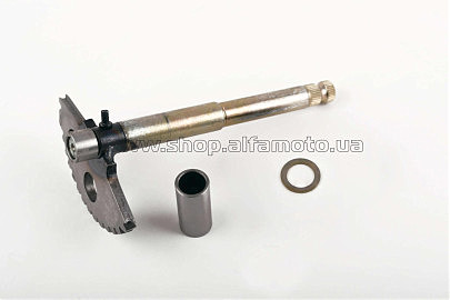 Сектор заводной (полумесяц)   4T GY6 125/150   (L-153mm)   (+втулки)   JH