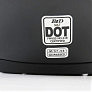 Шлем интеграл, закрытый (сертификация DOT)+откидные очки BLD-M67 М (57-58см), ЧЕРНЫЙ глянец