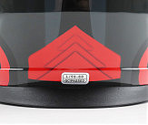 Шлем интеграл, закрытый BLD-М65 L (59-60см), ЧЕРНЫЙ/КРАСНО-СЕРЫЙ