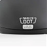 Шлем интеграл, закрытый (сертификация DOT)+откидные очки BLD-M67 L (59-60см), ЧЕРНЫЙ глянец