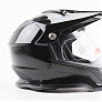 Шлем кроссовый/эндуро/АТV со стеклом BLD-819-7 М (57-58см), ЧЕРНЫЙ глянец