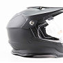 Шлем кроссовый/эндуро/АТV со стеклом BLD-819-7 М (57-58см), ЧЕРНЫЙ матовый