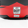 Шлем интеграл, закрытый (сертификация DOT)+откидные очки BLD-M61 M (55-56см), ЧЕРНО-КРАСНЫЙ (флюоресцентный)