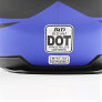 Шлем интеграл, закрытый (сертификация DOT)+откидные очки BLD-M61 M (55-56см), ЧЕРНО-СИНИЙ (флюоресцентный)