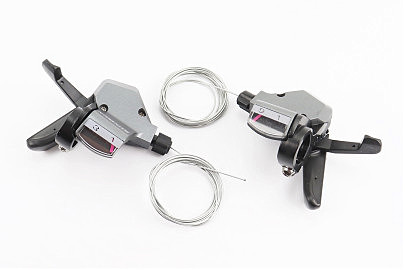 Переключатели (грипшифт) 3x9 скоростей, чёрные SL-KD-30