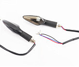 Поворот диодный на гибкой ножке + габарит синий LED ЛОДОЧКА, 2шт