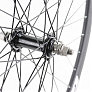 Колесо 26" переднее V-brake, обод "капля" алюминиевый, втулка 14Gx36H, крепл. гайка, "GRAVITY"